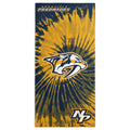 Northwest NHL Nashville Predators Psychedelic Beach Towel, Cotton Polyester Blend Lightweight Bath, Pool, Swim, Travel Fan Gear,