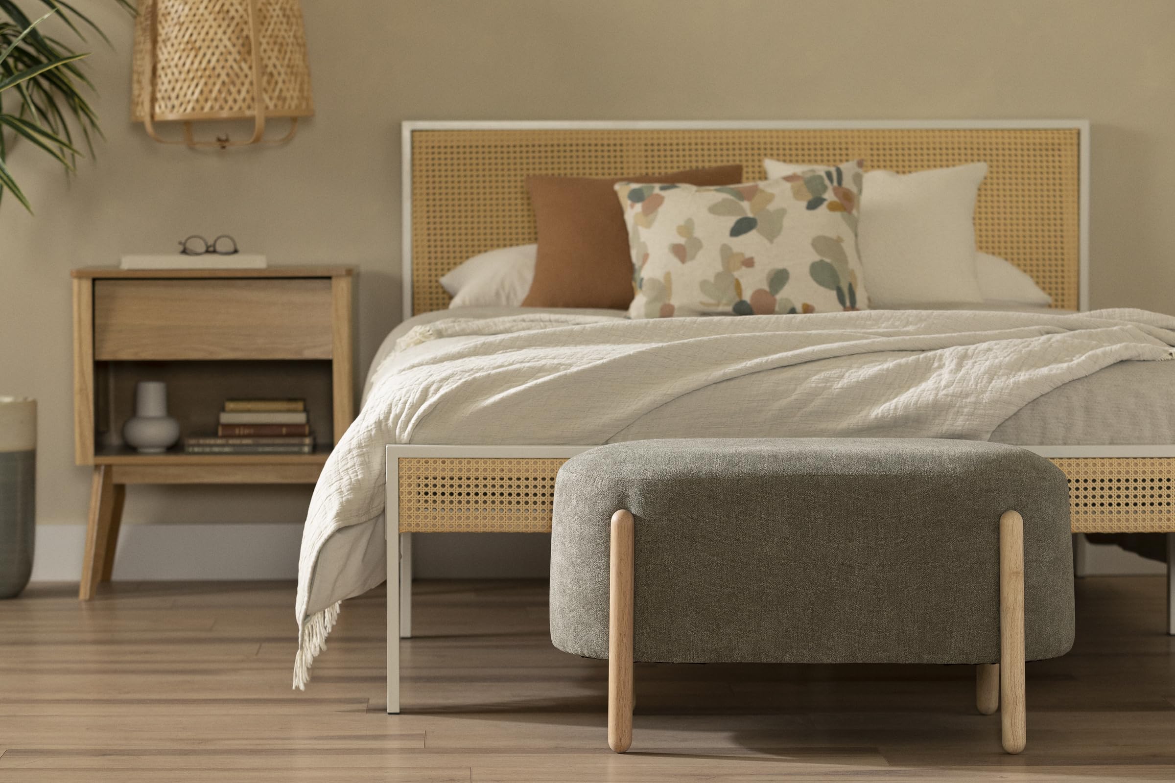 South Shore Flam Bench, Gray