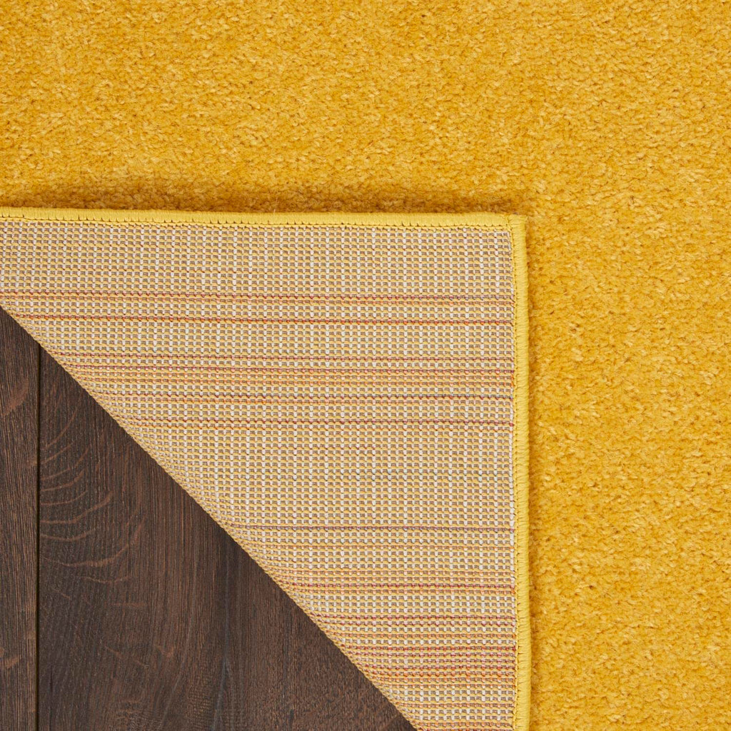 Nourison Essentials Indoor/Outdoor Yellow 5' X 7' Area Rug, Easy -Cleaning, Non Shedding, Bed Room, Living Room, Dining Room, Backyard, Deck, Patio (5X7)