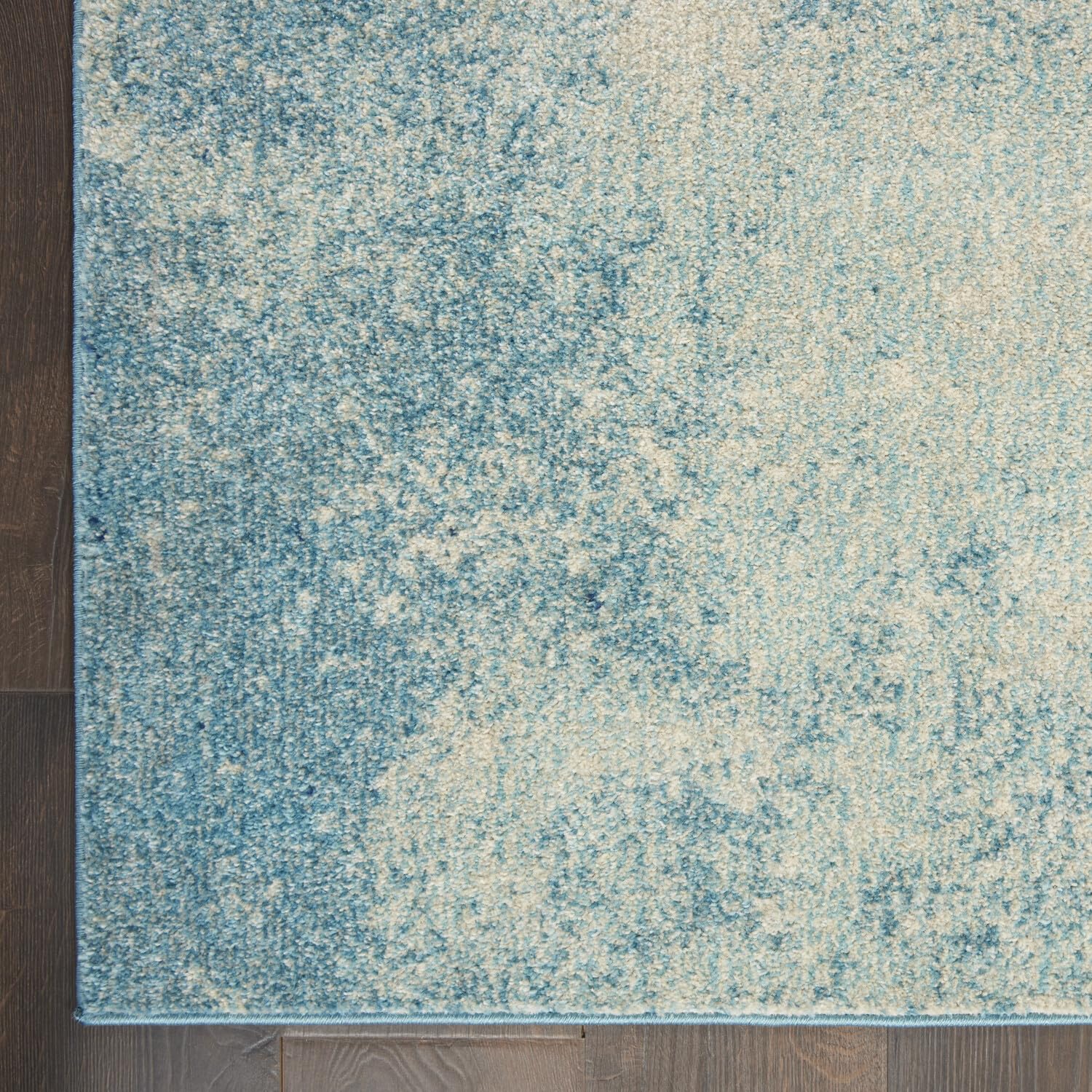 Nourison Passion Navy/Light Blue 3'9'' X 5'9'' Area-Rug, Modern, Abstract, Easy-Cleaning, Non Shedding, Bed Room, Living Room, D