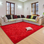 Detum Red Living Room Rug 5X8 Area Rug Red Christmas Rugs For Bedroom Master Room Dining Dorm Kids Room Machine Washable Nonslip