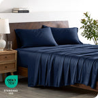 Bare Home 100% Rayon Made From Bamboo Luxury Split King Sheet Set - 5 Piece Bedding Set - Deep Pockets - Cooling Sheets - Breath
