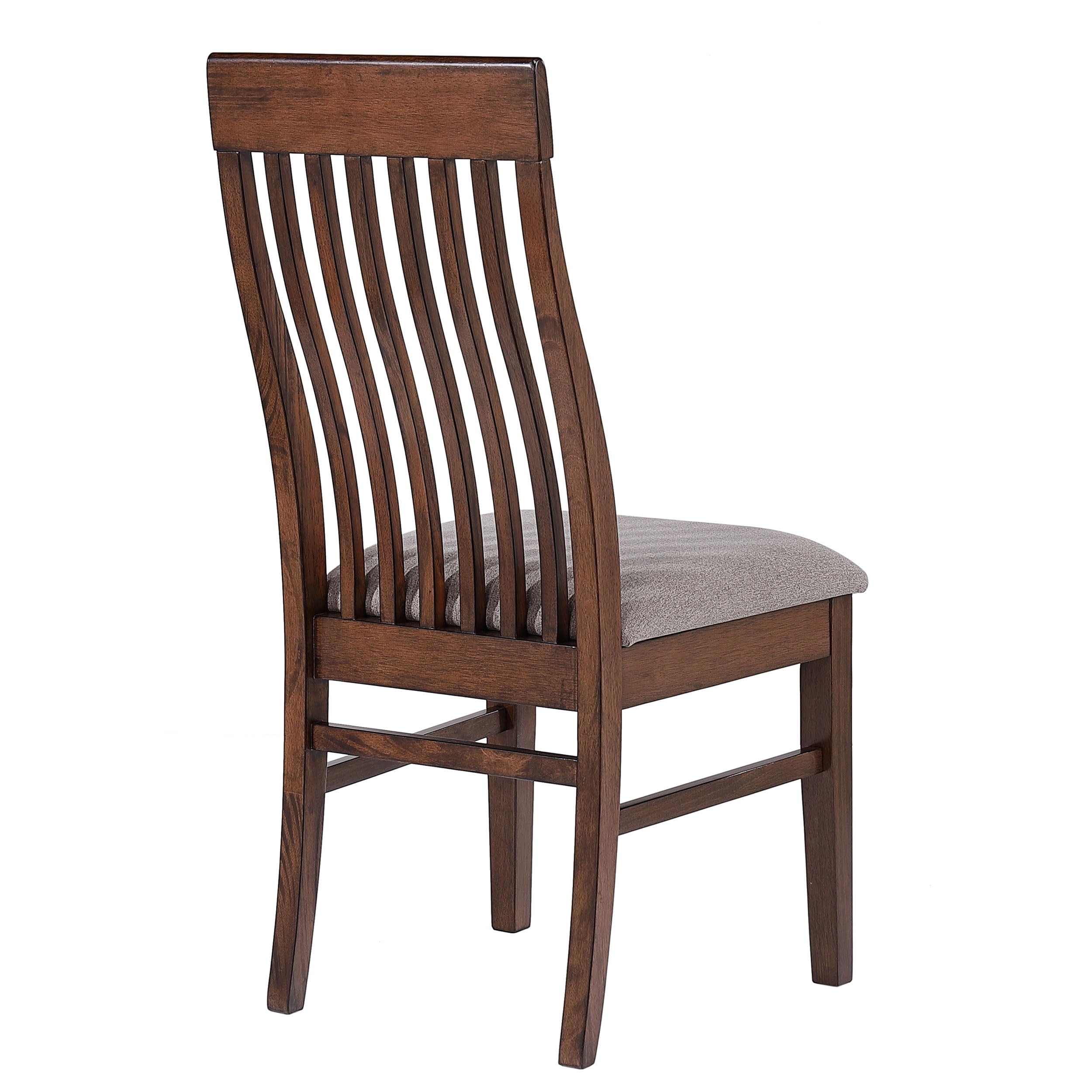 Coaster Home Furnishings Briarwood Slat Back Dining Side Chair Mango Oak and Brown (Set of 2)
