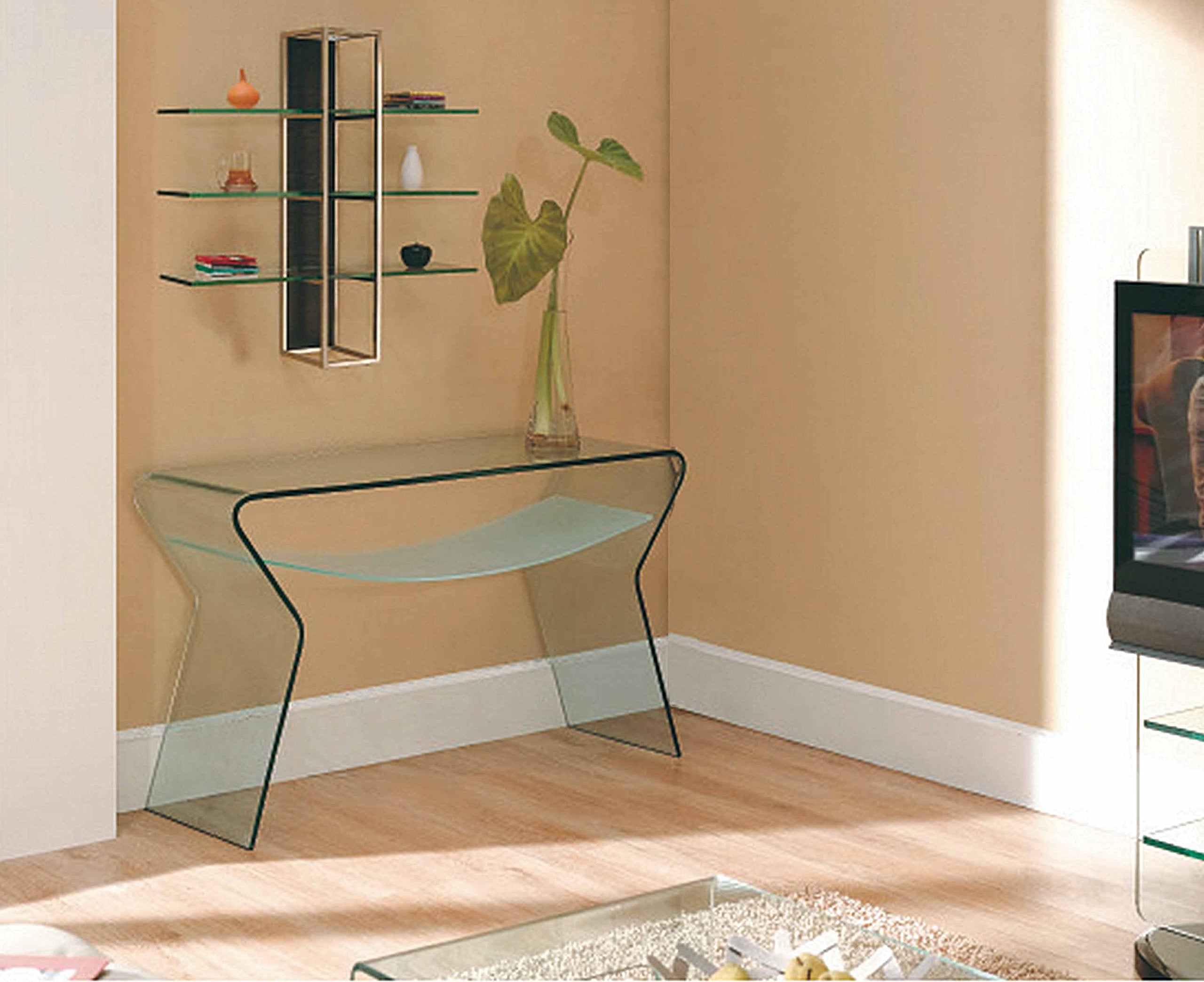 Neos Modern Furniture ST003B-N Console Table, Clear