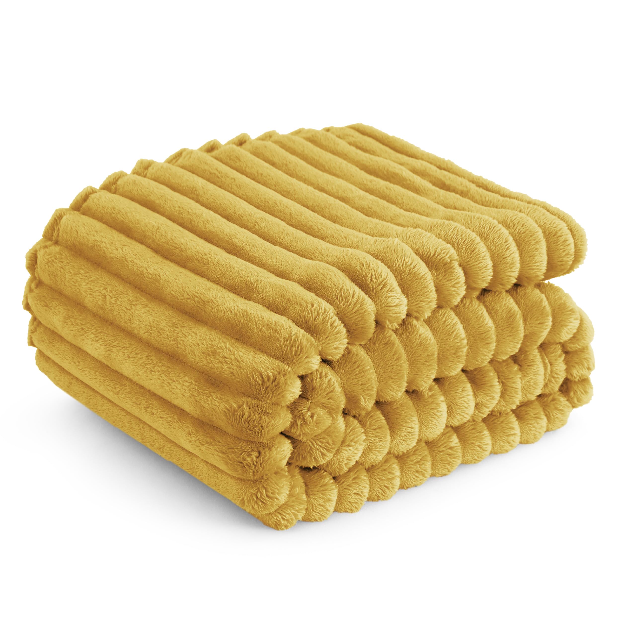 Bedsure Honey Fleece Blanket For Couch - Super Soft Cozy Twin Blankets For Women, Cute Small Blanket For Girls, 60X80 Inches