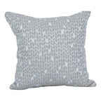 Blazing Needles Square Polyester Jacquard Throw Pillows, 17", Banyan Linen 2 Count