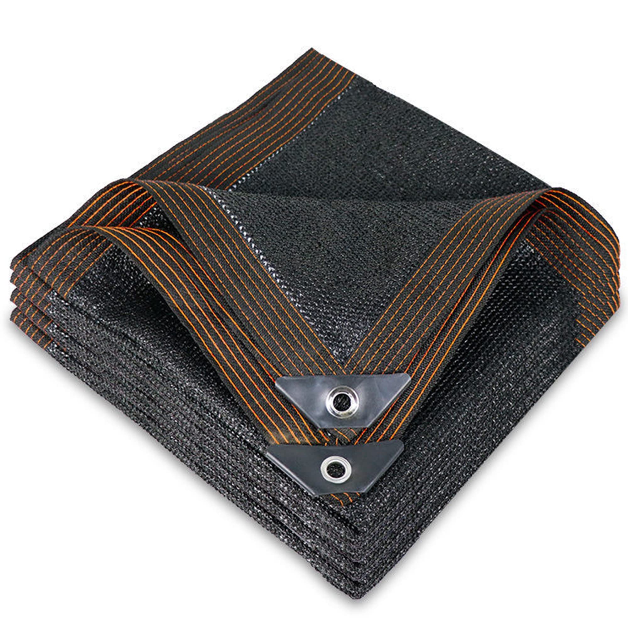 Winemana 50% Black Shade Cloth, 8 X 20 Ft Durable Mesh Tarp With Grommets, Garden Sunblock Shade Cloth Shading Antifreezing For