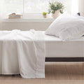 Bedsure Twin Xl Sheets Dorm Bedding - Soft Extra Long Twin Bed Sheets, 3 Pieces Hotel Luxury White Sheets Twin Xl, Easy Care Mic