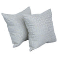 Blazing Needles Square Jacquard Throw Pillows, 17", Mahlika Sorbet 2 Count