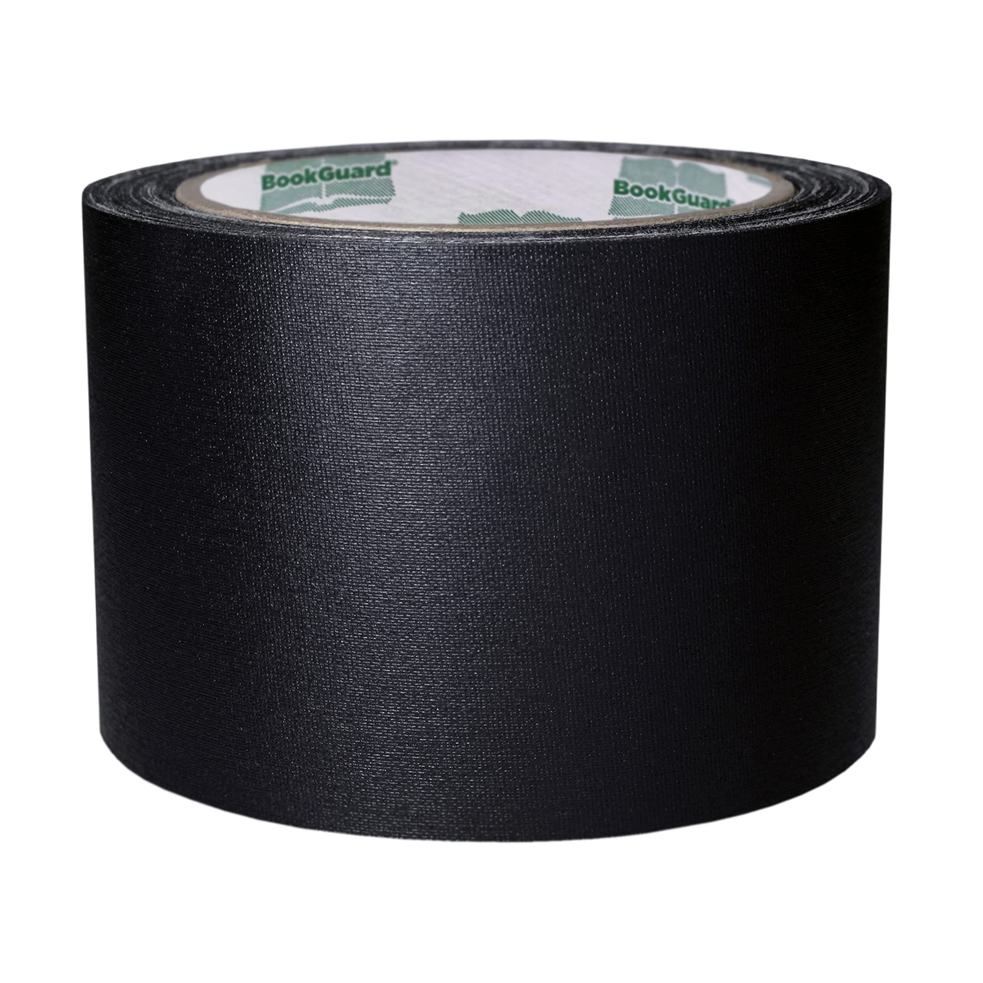 Bookguard 3 Inch Premium Bookbinding Repair Cloth Tape, 15 Yard Roll, Black