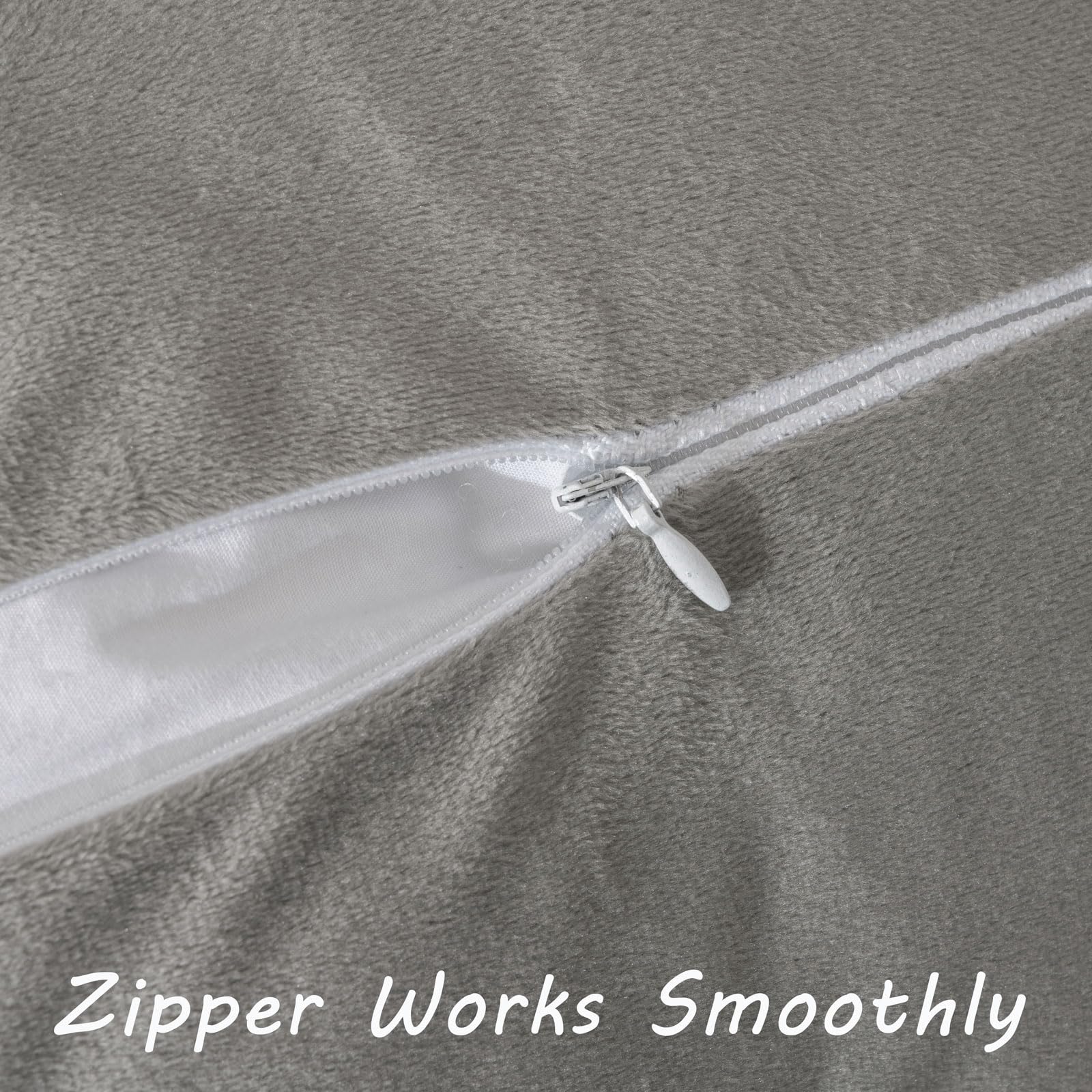 Futei Grey Boho Throw Pillow Covers With Tassels 18X18 Inch Set Of 2,Soft Velvet Decorative Cushion Case,Home Decor For Couch Be