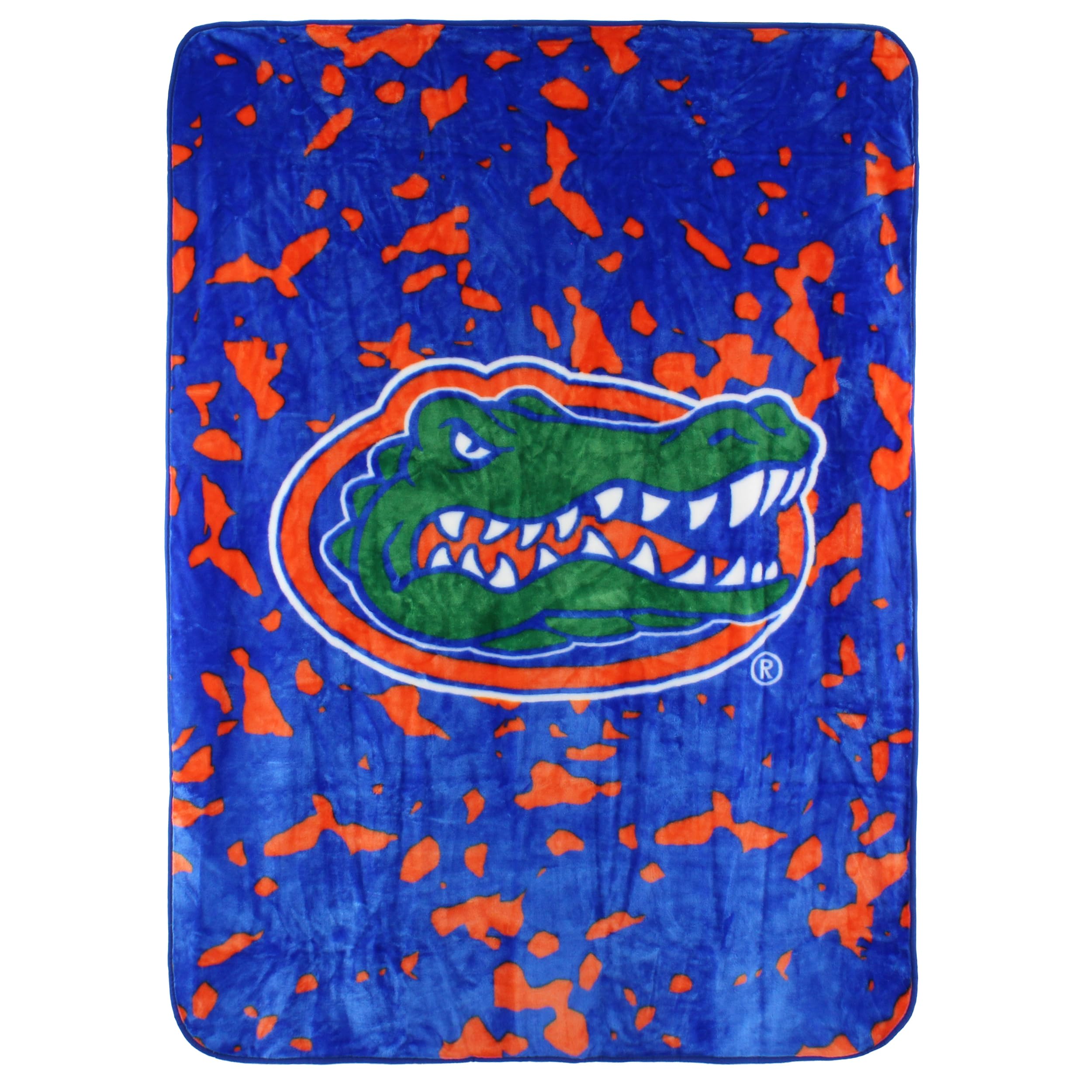 College Covers Everything Comfy Florida Gators Soft And Warm Huge Raschel Throw Blanket, 86' X 63'