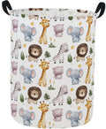 DDBASKET Kids Laundry Basket Animal Hamper for Nursery Boy and Girl Cute Kids Toys Storage Bin Organizer Room Decor for Home(Zoo