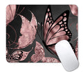 Imayondia Mouse Pad, Rose Gold Butterfly Mouse Pad, Non-Slip Rubber Base Mousepad, Mouse Mat Desk Pad For Work, Game, Office, 9.