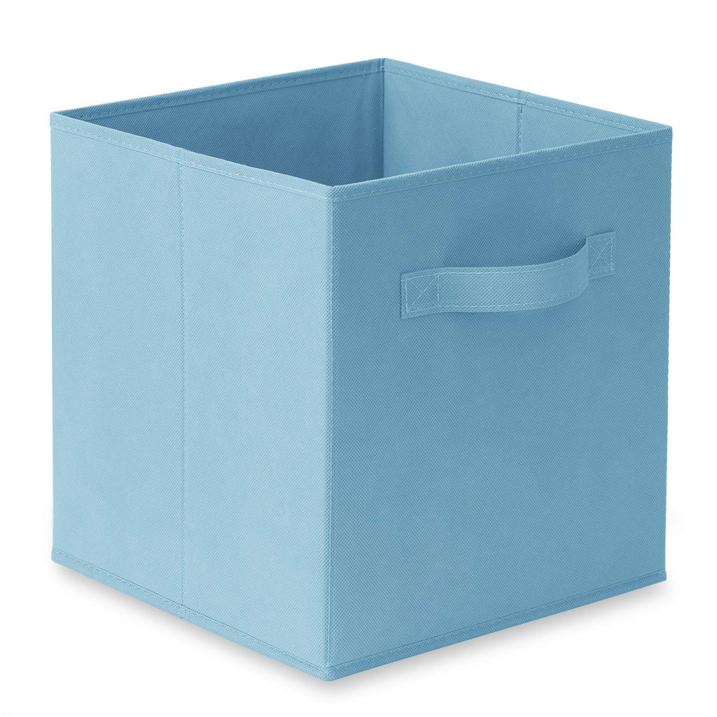 Casafield Set Of 6 Collapsible Fabric Cube Storage Bins, Multicolor - 11'' Foldable Cloth Baskets For Shelves, Cubby Organizers
