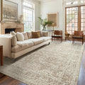 Madane 6x9 Area Rugs for Living Room, Floral Area Rugs 6x9, Non Slip Backing 6x9 Rug, Soft Stain Resistant Washable Rugs 6x9, Vi