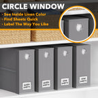 Spaceaid 4 Pack Bed Sheet Organizers And Storage, Foldable Sheet Organizer For Linen Closet, Sheets Set Folder Keeper With Windo