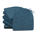 Ruzrhyth Chair Cushions For Dining Chairs 6 Pack 35D Highdensity Foam Seat Cushions For Kitchen Chairs With Ties Non Slip And R