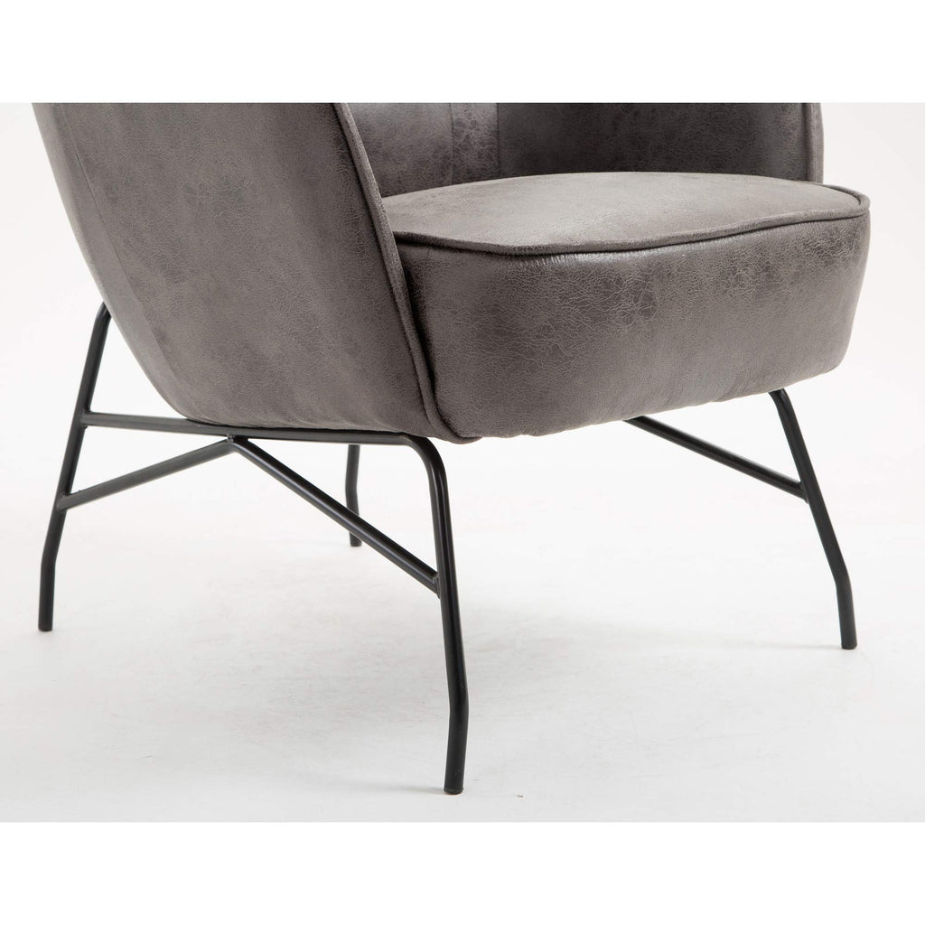 Wallace & Bay Graham Accent Chair, Smokey Gray