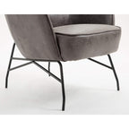 Wallace & Bay Graham Accent Chair, Smokey Gray
