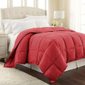Southshore Vilano Queen Comforter Or Full Size Bed Duvet Insert, Down Alternative, Ultra Soft Microfiber; Chili Pepper Red To Ma