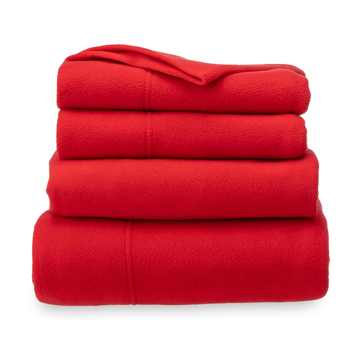 Berkshire Blanket Luxury Soft Microfleece Queen Sheet Set, Warm And Durable, All Season Sheet (Queen, Lollipop)