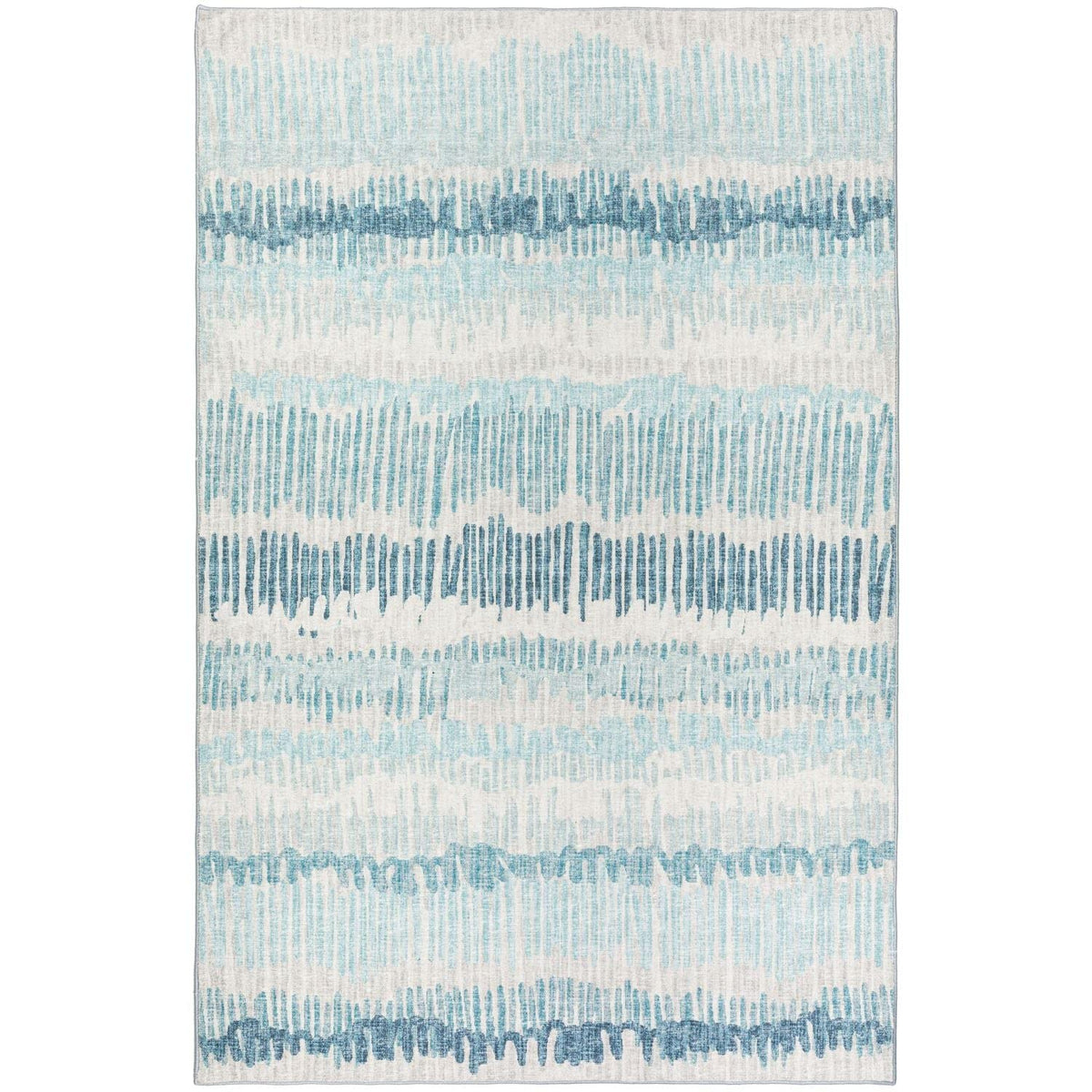 Winslow Wl4 Blue Transitional Rug Rectangle 3' X 5'