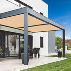 Vicllax 90% Shade Fabric Sun Shade Cloth Privacy Screen With Reinforced Grommets For Outdoor Patio Garden Pergola Cover Canopy 6X6 Ft, Wheat