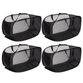 4 Pack PopUp Mesh Laundry Basket, Collapsible Laundry Hampers with Handle, Foldable Mesh Clothes Baskets for Home, Dorm, and Tr
