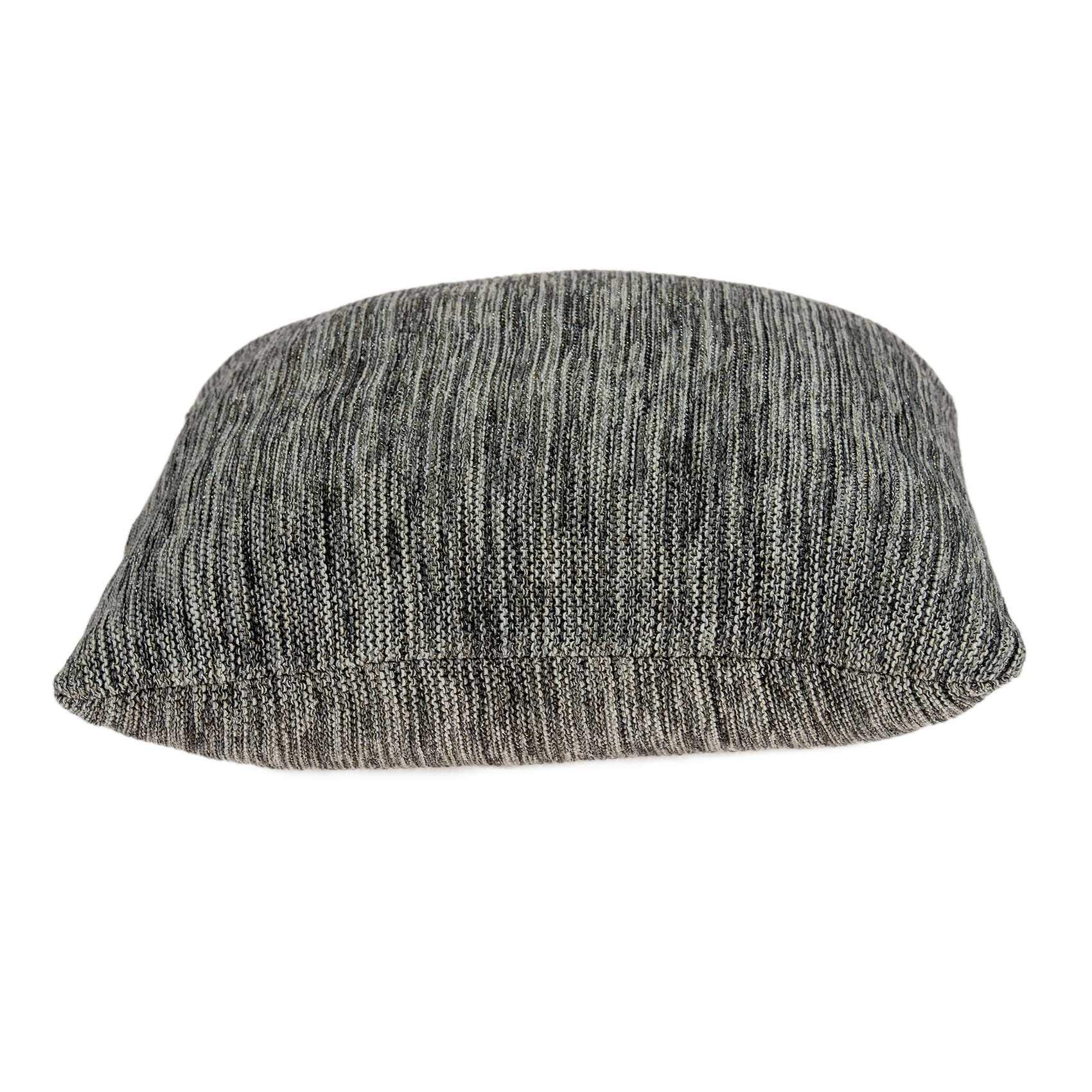 HomeRoots 95% Cotton, 5% Lurex Parkland Collection Diani Transitional Grey Pillow Cover with Poly Insert