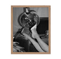 Poster Master High Heels on Disco Ball Poster - Disco Print - Fashion Art - Shoe Art - Photography Art - Black and White Art - M