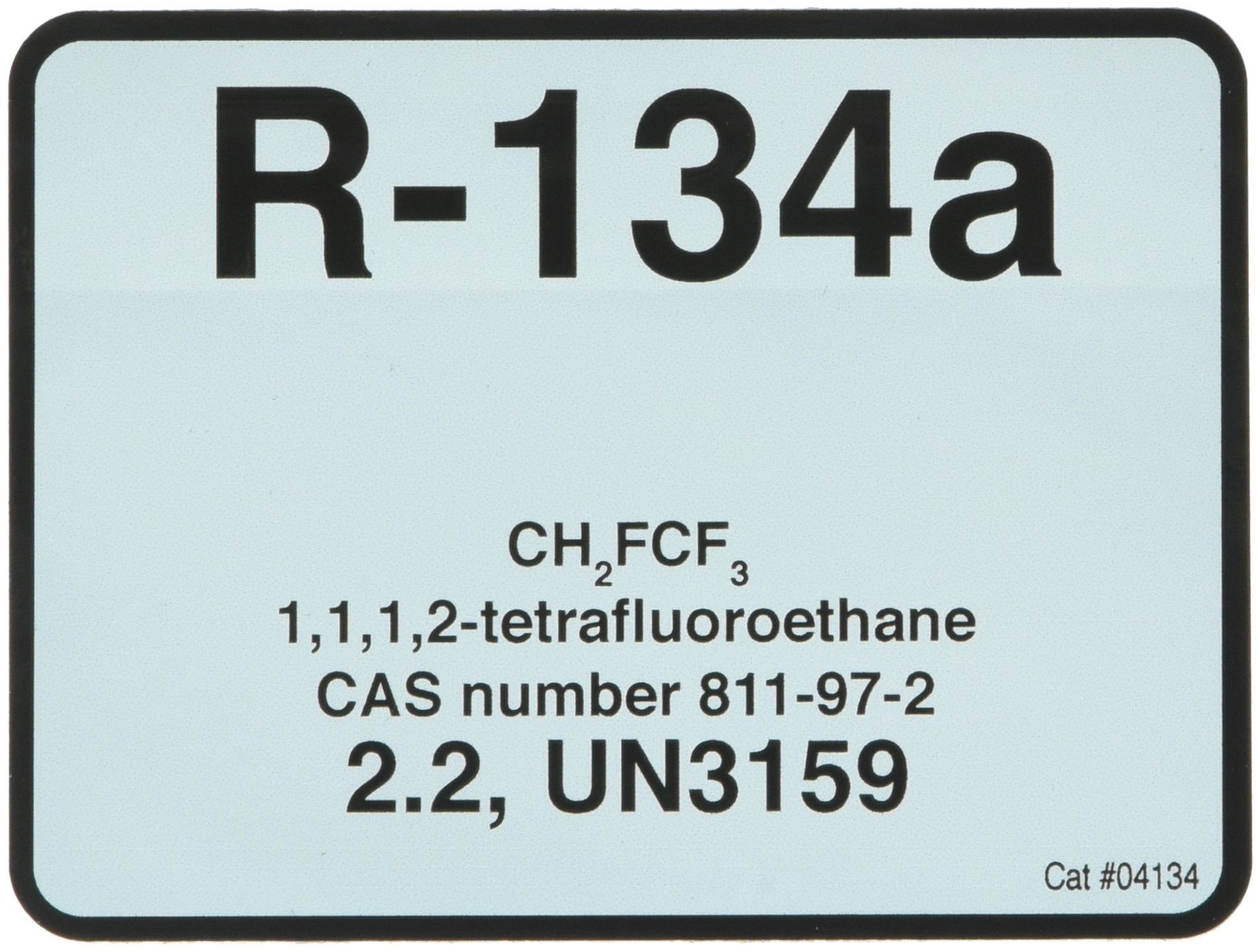 Diversitech R-134A Color Coded Refrigerant Id Label (04134)
