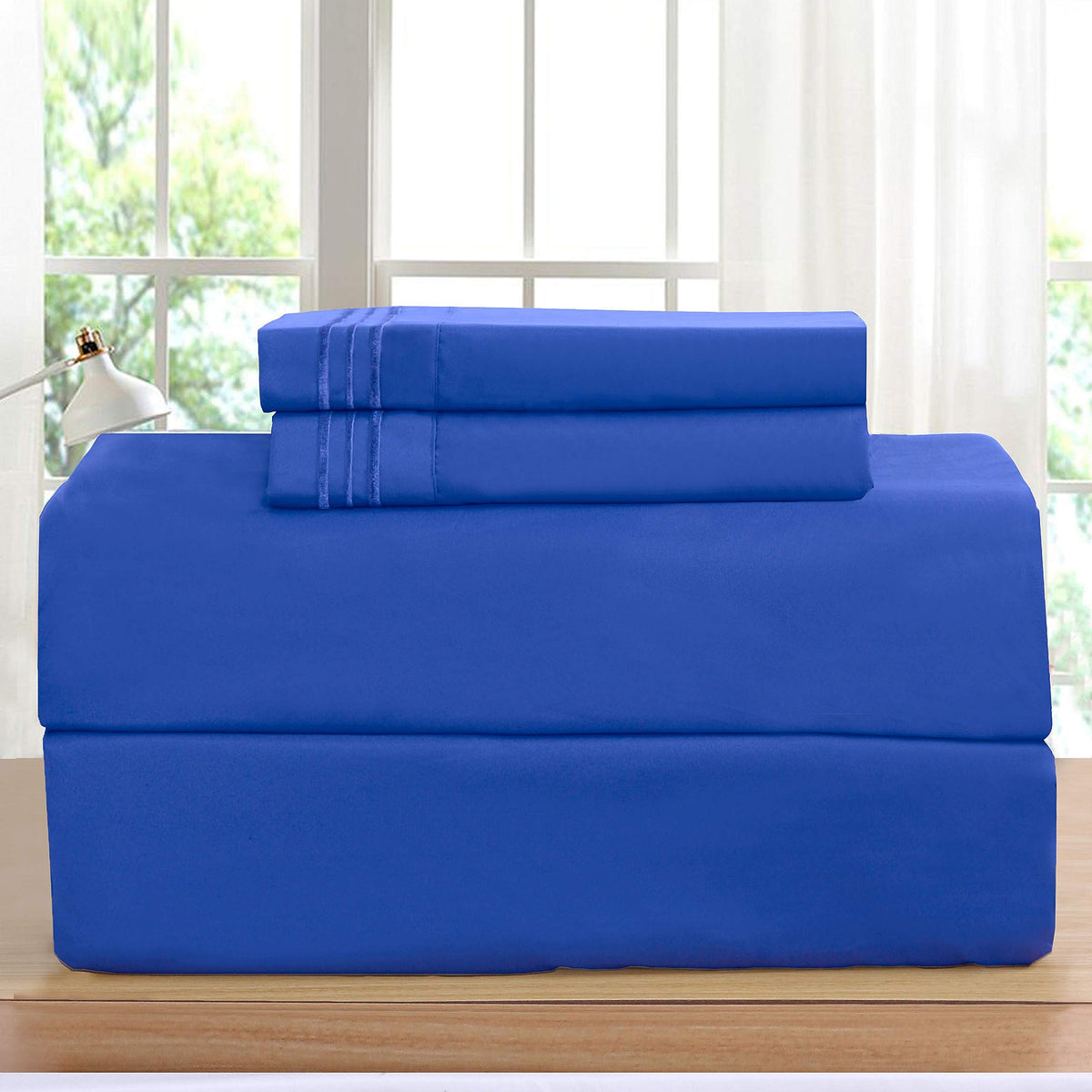 Luxurious Bed Sheets Set On Amazon! Elegant Comfort1500 Premier Wrinkle,Fade And Stain Resistant 4-Piece Bed Sheets, Deep Pocket