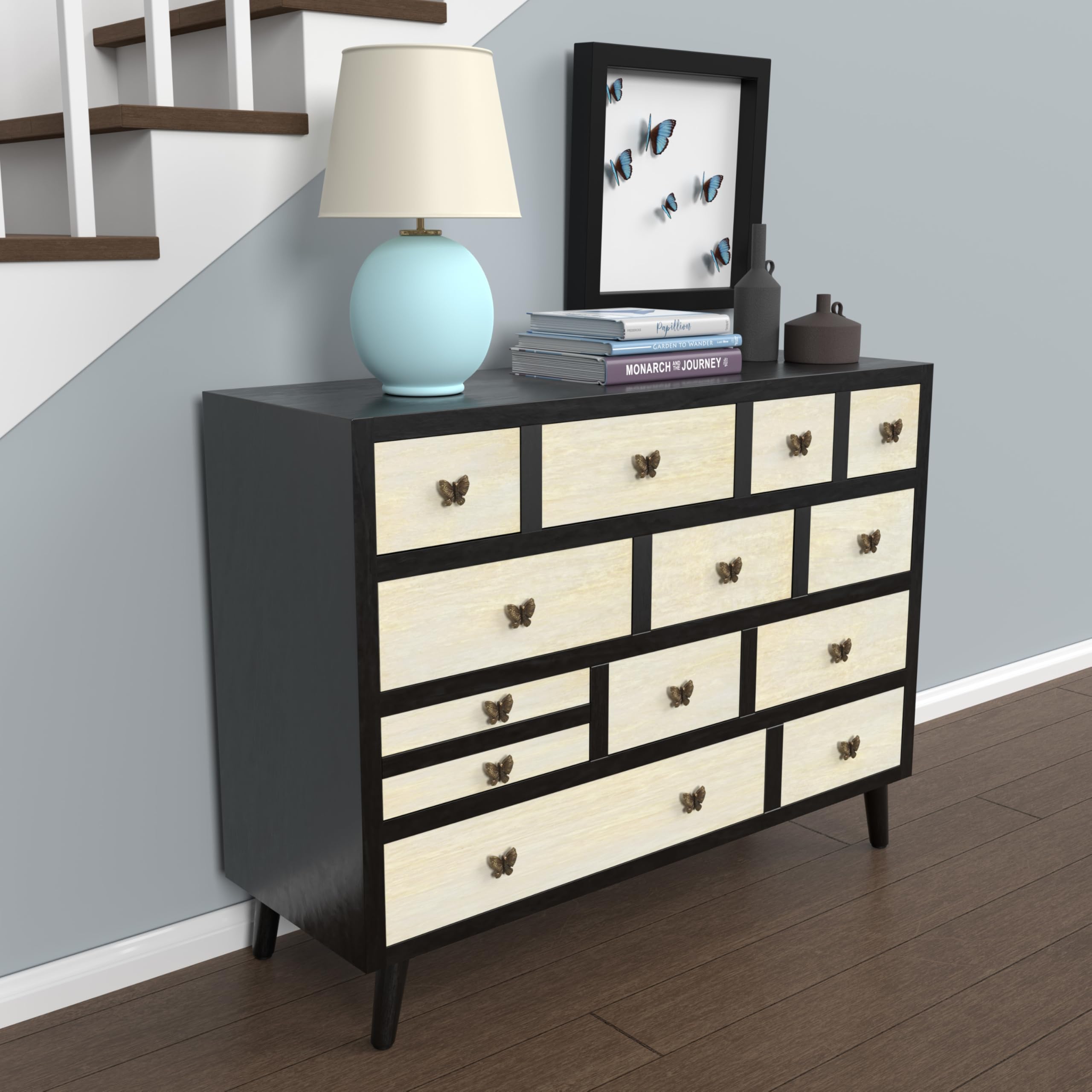 Steve Silver Co Papillon 13 Drawers Sideboard