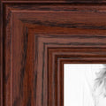 ArtToFrames 9x35 inch Cherry stain on Solid Red Oak Wood Picture Frame, 2WOM0066-59504-YCHY-9x35