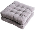 Tiita Outdoor Chair Cushions 22' X 22' Square Seat Pillows Set Of 2 Throw Floor Pads For Patio Garden Furniture Chairs Office