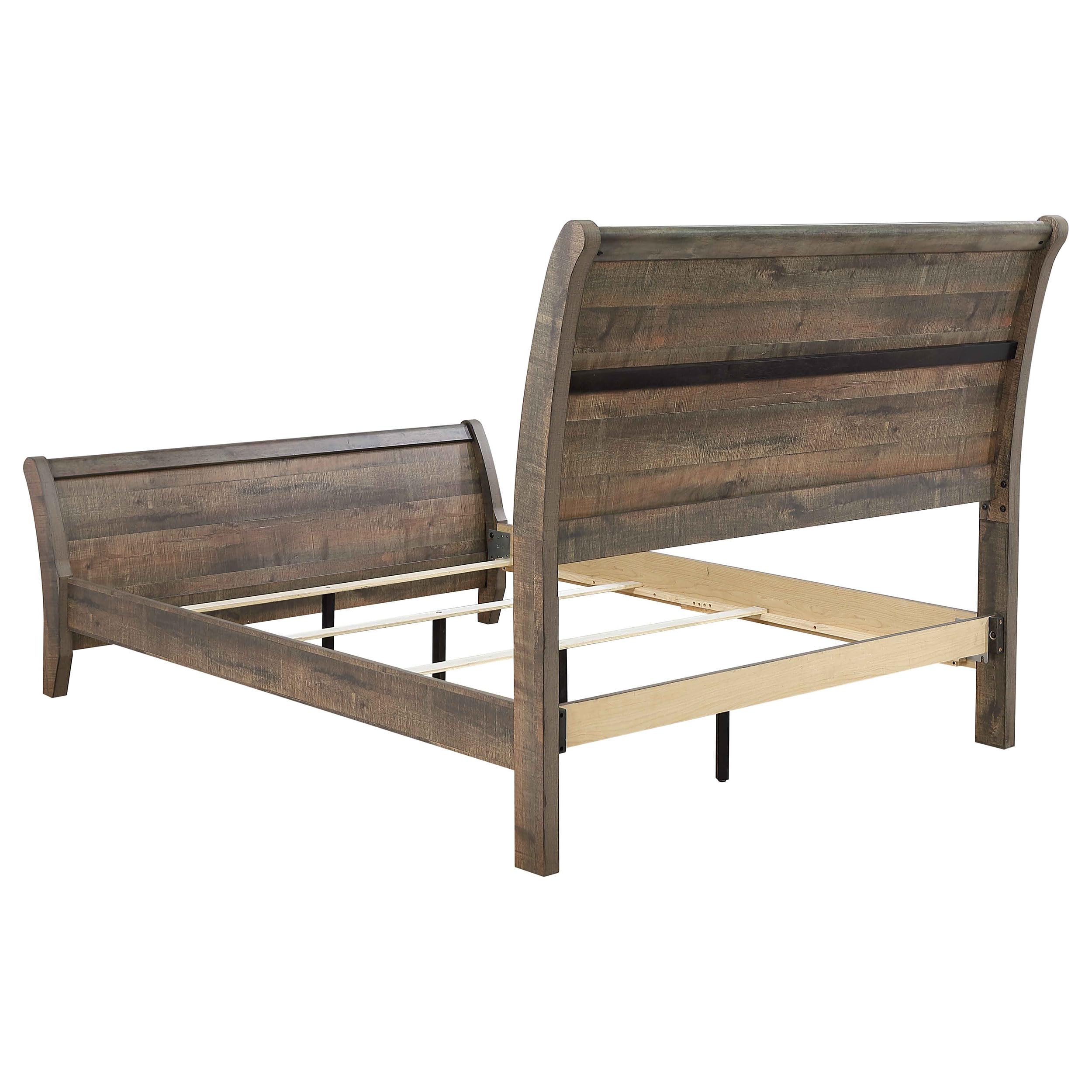 Coaster Frederick Queen Bed, Weathered Oak
