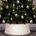Tree Nest Christmas Tree Collar 26.8 D Round Christmas Tree Ring Skirt Base Cover Christmas Decorations for Xmas Tree Plastic Wi