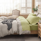 Pure Era Jersey Knit 4Pc Bed Sheet Set 100% T-Shirt Cotton Super Soft Comfy Breathable Fits Mattress Up To 20'' Extra Deep Pocke