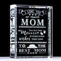 Gifts For Mom From Daughter Son In Law Kids Personalized, Birthday Gifts For Mom Unique Engraved Best Mom Ever, I Love You So Mu