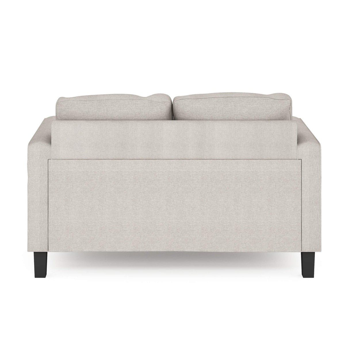 Furinno Bayonne Modern Upholstered Loveseat/Sofa Couch for Living Room, Fog