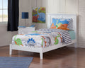 AFI, Madison Twin Foundation Bed, White