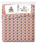 Jay Franco Disney Moana Full Size Sheet Set - Super Soft 4 Piece Bedding Set With Pua And Simea - Tropical Floral Microfiber She