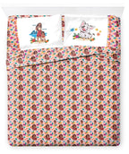Jay Franco Disney Moana Full Size Sheet Set - Super Soft 4 Piece Bedding Set With Pua And Simea - Tropical Floral Microfiber She