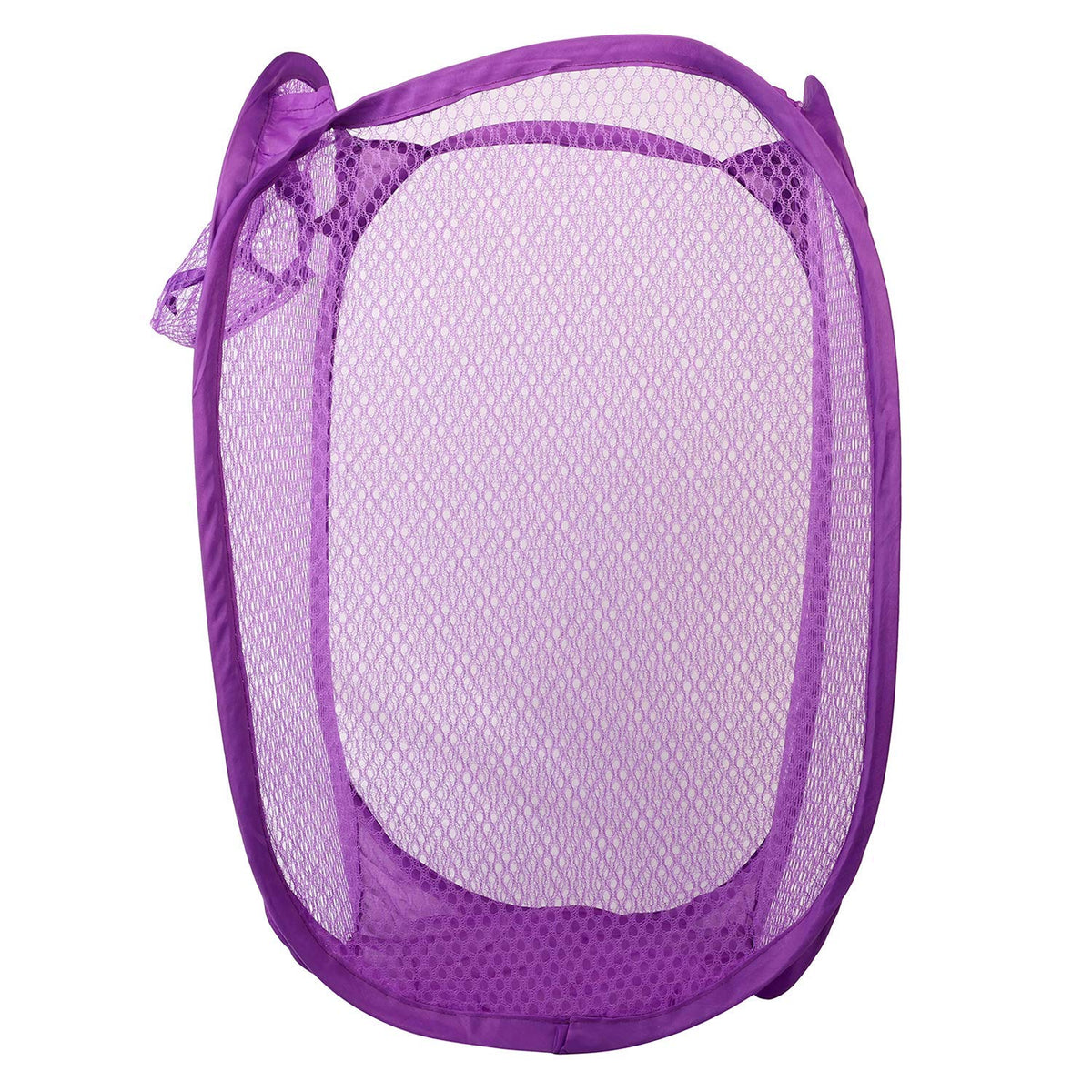 Nylon Mesh Laundry Basket, Medium Size, Assorted Colour
