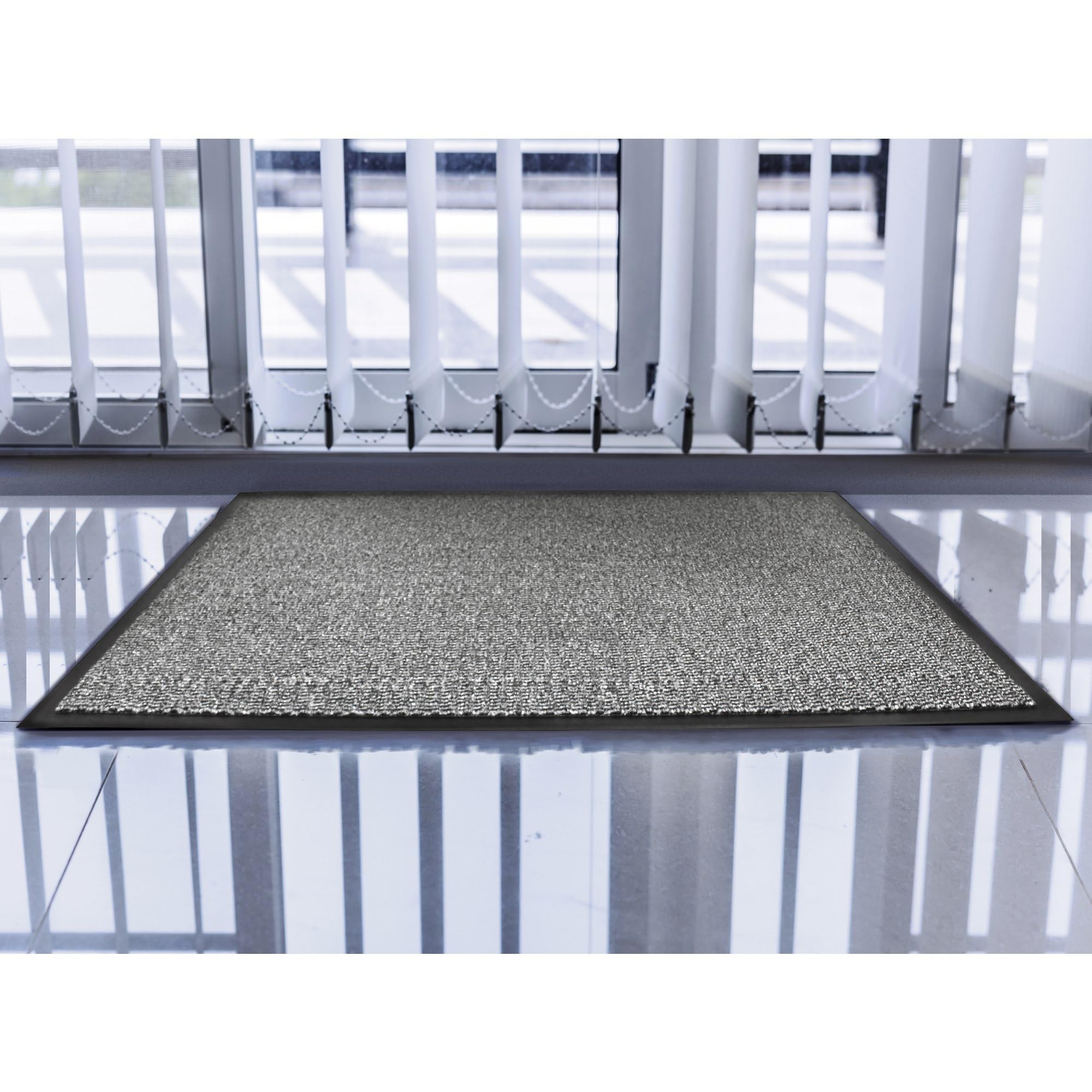Floortex Doortex Advantagemat Gray Indoor Entrance Mat 48" x 70", FR49180DCBWV