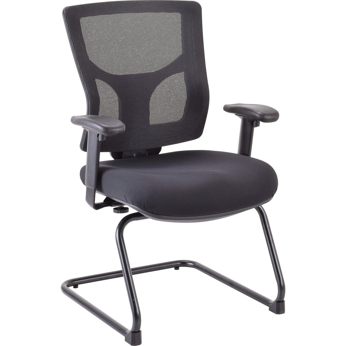 Lorell, LLR62009, Conjure Sled Base Black Guest Chair