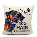 Mancheng-Zi Labrador Pillow Covers 18X18,Black Lab Gifts,Labrador Retriever Gifts,Labrador Retriever Pillowcase Covers,Labrador