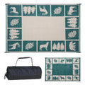 Stylish Camping 226094 6-feet by 9-feet Reversible Mat, Plastic Straw Rug, Large Floor Mat for Outdoors, RV, Patio, Backyard, Pi
