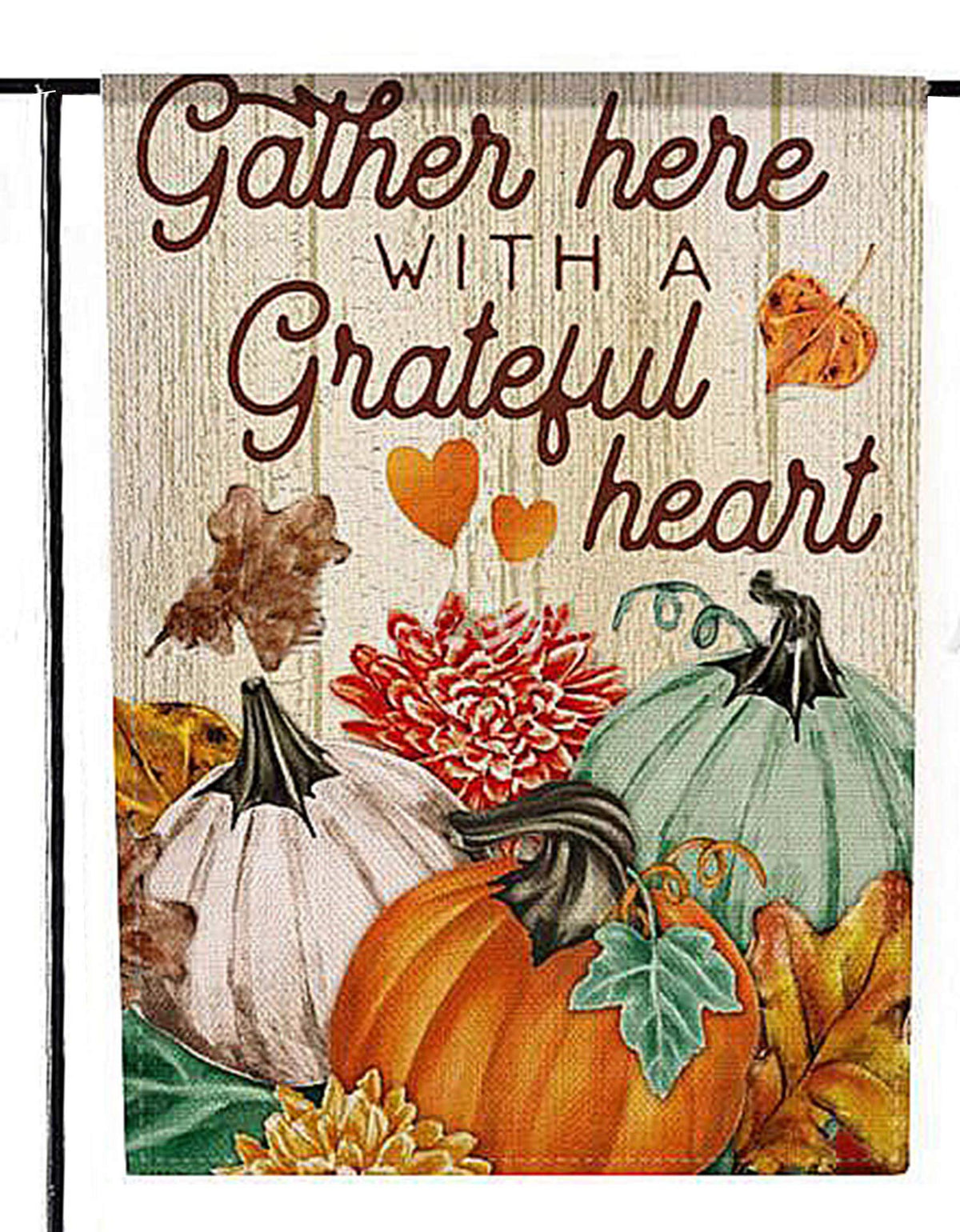 Deloky Fall Welcome Pumpkin Patch Garden Flag-Double-Sided Farmhouse Autumn Yard Burlap Banner,Flag For Fall,Thanksgiving Indoor